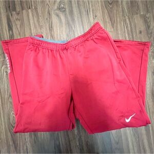 Harvard Nike Crimson Red Sweatsuit Sweatpants size XL Extra Large Athletic Pants